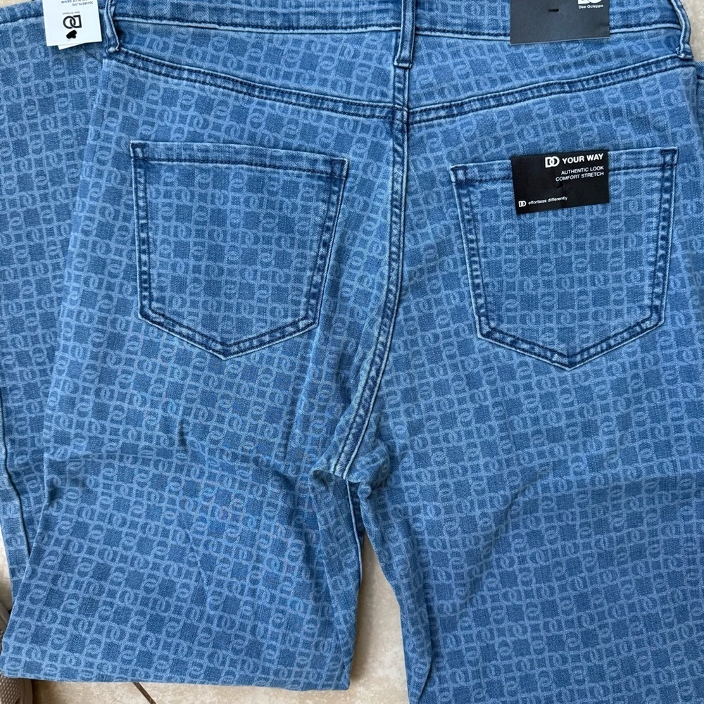 DO by Dee Ocleppo Matilda High Rise Straight Leg Jean Standard Pants Size 6 NWT - Picture 3 of 6